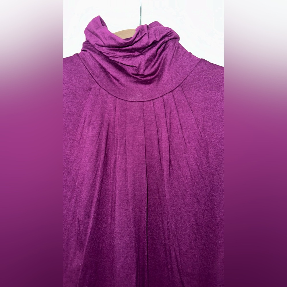 Banana Republic Purple Turtle Neck Top